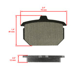Caltric Brake Pads MP203AA1011, image 2 of 4