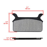 Caltric Brake Pads MP276AA2035, image 3 of 4