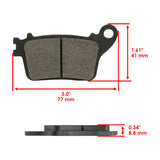 Caltric Brake Pads MP258AA1006, image 2 of 4