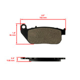 Caltric Brake Pads MP227AA2004, image 2 of 4