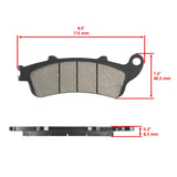 Caltric Brake Pads MP122AA2004, image 2 of 4