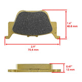 Caltric Brake Pads MP119AA2002, image 2 of 4