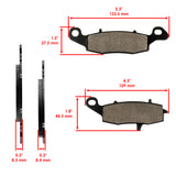 Caltric Brake Pads MP171AA2012, image 3 of 4