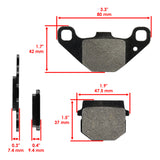 Caltric Brake Pads MP150AA1004, image 2 of 4