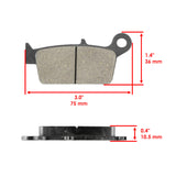 Caltric Brake Pads MP104AA2002, image 3 of 4