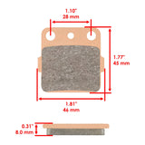 Caltric Brake Pads SP101 - MM, image 2 of 4