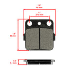 Caltric Brake Pads MP249AA1019, image 2 of 4