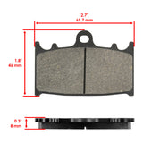 Caltric Brake Pads MP123AA2017, image 3 of 4