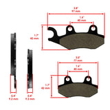 Caltric Brake Pads MP308AA2002, image 2 of 4