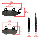 Caltric Brake Pads MP308AA2005, image 1 of 4
