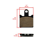 Caltric Brake Pads MP242AA2013, image 2 of 4