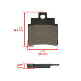 Caltric Brake Pads MP248AA2001, image 2 of 4