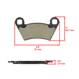 Caltric Brake Pads MP131AA2010, image 2 of 4