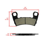 Caltric Brake Pads MP260AA2002, image 2 of 4