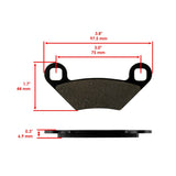 Caltric Brake Pads MP281AA2019, image 2 of 4