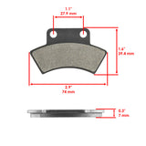 Caltric Brake Pads MP116AA2113, image 3 of 4