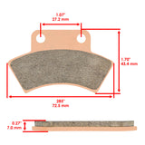Caltric Brake Pads SP135, image 2 of 4