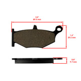 Caltric Brake Pads MP291AA1007, image 2 of 4