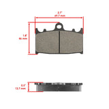 Caltric Brake Pads MP187AA2031, image 2 of 4