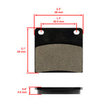 Caltric Brake Pads MP252AA1007, image 2 of 4