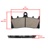 Caltric Brake Pads MP123AA2010, image 3 of 4