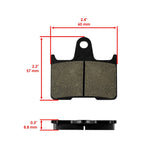 Caltric Brake Pads MP272AA1002, image 2 of 4