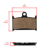 Caltric Brake Pads MP185AA2001, image 2 of 4