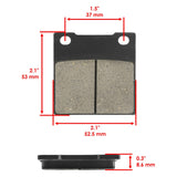 Caltric Brake Pads MP187AA2025, image 4 of 4