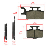 Caltric Brake Pads MP223AA2001, image 3 of 4