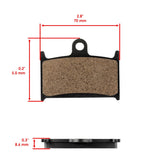 Caltric Brake Pads MP185AA2028, image 2 of 4