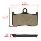Caltric Brake Pads MP202AA1004, image 2 of 4