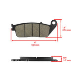 Caltric Brake Pads MP122AA2013, image 3 of 4