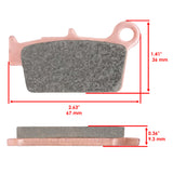 Caltric Brake Pads MP126AA2022, image 3 of 4