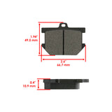 Caltric Brake Pads MP206AA1013, image 2 of 4