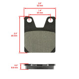 Caltric Brake Pads MP200AA1002, image 2 of 4