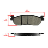 Caltric Brake Pads MP255AA1004, image 2 of 4