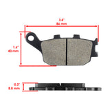 Caltric Brake Pads MP161AA1012, image 2 of 4