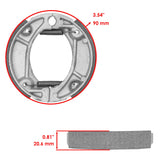Caltric Brake Shoes BS110 - MM, image 2 of 4