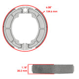 Caltric Brake Shoes FL4044BS109HY, image 2 of 4