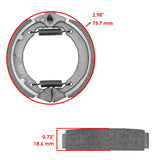 Caltric Brake Shoes FL4519BS124HY, image 2 of 4