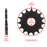 Caltric Chain & Sprocket Kit CH142AA2014, image 2 of 4