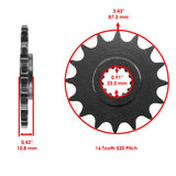 Caltric Chain & Sprocket Kit CH182AA2008, image 2 of 4
