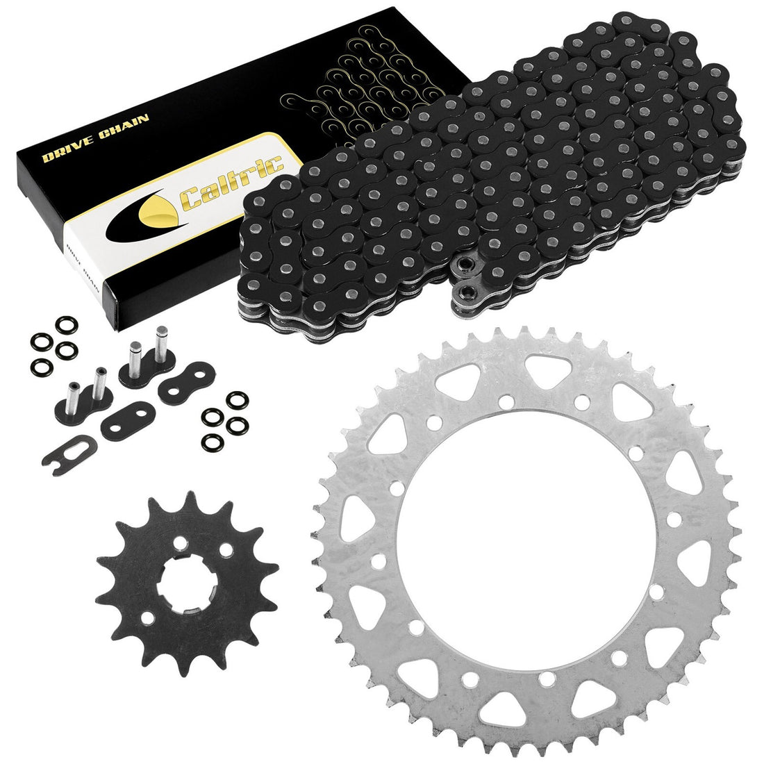 Caltric Chain & Sprocket Kit, image 1 of 4