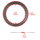 Caltric Clutch Plate FP130A2001, image 4 of 4