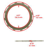 Caltric Clutch Plate CP2181FP195MD, image 2 of 4