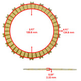 Caltric Clutch Plate FP190A2001MD, image 4 of 4