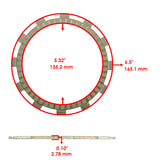 Caltric Clutch Plate FP141A1001, image 3 of 4