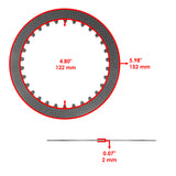 Caltric Clutch Plate FP141A1001, image 4 of 4