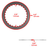 Caltric Clutch Plate FX127A1006MD, image 4 of 4
