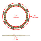 Caltric Clutch Plate FP206A1001MD, image 4 of 4